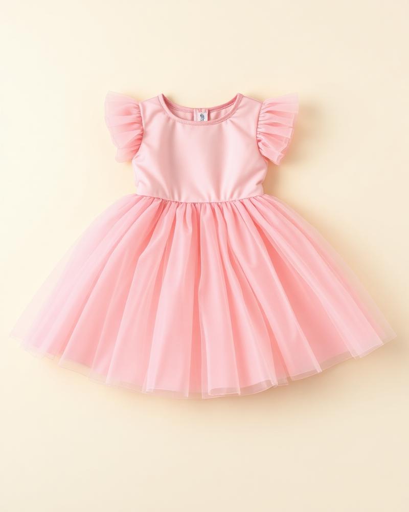 Rose Tulle Party Dress
